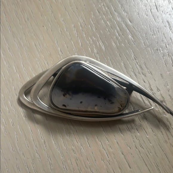 Designer Chayat’s Silver Brooch - Picture 1 of 5